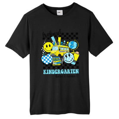 Look Out Kindergarten Here I Come Back To School Gift Tall Fusion ChromaSoft Performance T-Shirt