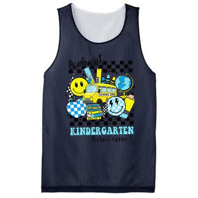 Look Out Kindergarten Here I Come Back To School Gift Mesh Reversible Basketball Jersey Tank