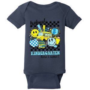 Look Out Kindergarten Here I Come Back To School Gift Baby Bodysuit