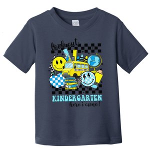 Look Out Kindergarten Here I Come Back To School Gift Toddler T-Shirt