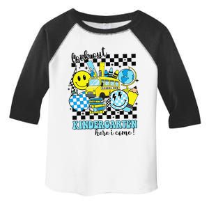 Look Out Kindergarten Here I Come Back To School Gift Toddler Fine Jersey T-Shirt