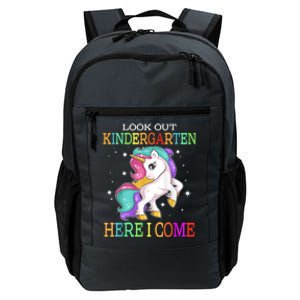 Look Out Kindergarten Here I Come Unicorn Back To School Daily Commute Backpack