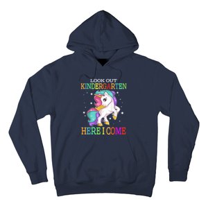 Look Out Kindergarten Here I Come Unicorn Back To School Hoodie