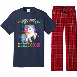 Look Out Kindergarten Here I Come Unicorn Back To School Pajama Set