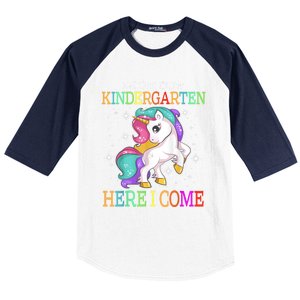 Look Out Kindergarten Here I Come Unicorn Back To School Baseball Sleeve Shirt