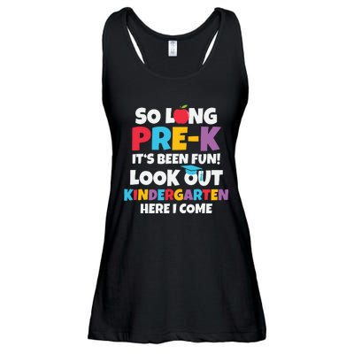 Look Out Kindergarten PreK Graduate Preschool Graduation Ladies Essential Flowy Tank