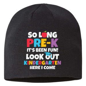 Look Out Kindergarten PreK Graduate Preschool Graduation Sustainable Beanie