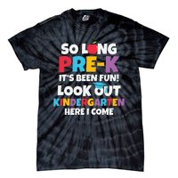 Look Out Kindergarten PreK Graduate Preschool Graduation Tie-Dye T-Shirt