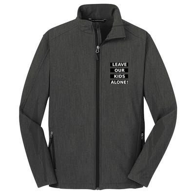 Leave Our Kids Alone Core Soft Shell Jacket