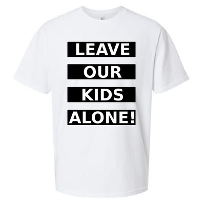 Leave Our Kids Alone Sueded Cloud Jersey T-Shirt