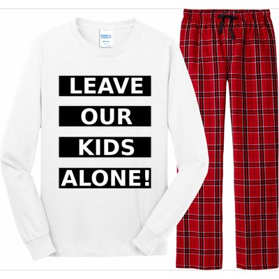 Leave Our Kids Alone Long Sleeve Pajama Set