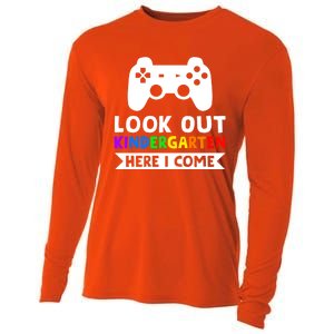 Look Out Kindergarten Here I Come Kindergartens Gift Cooling Performance Long Sleeve Crew