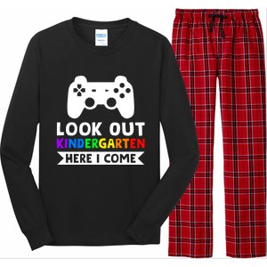 Look Out Kindergarten Here I Come Kindergartens Gift Long Sleeve Pajama Set