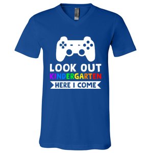 Look Out Kindergarten Here I Come Kindergartens Gift V-Neck T-Shirt