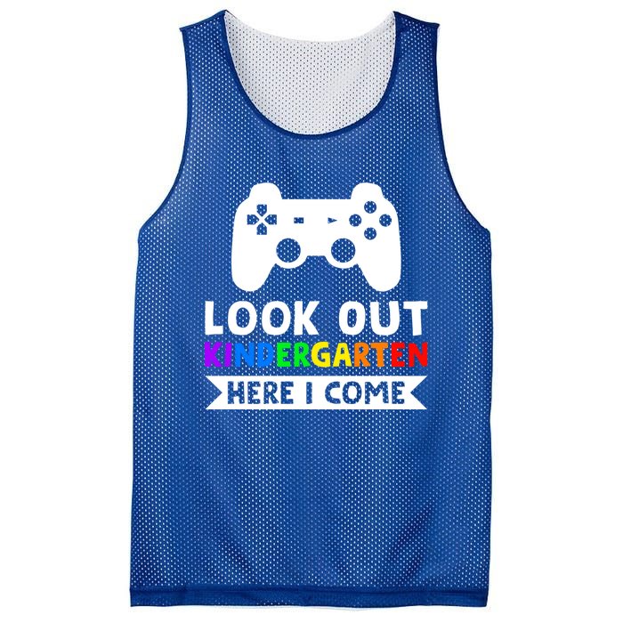 Look Out Kindergarten Here I Come Kindergartens Gift Mesh Reversible Basketball Jersey Tank