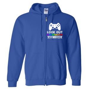 Look Out Kindergarten Here I Come Kindergartens Gift Full Zip Hoodie