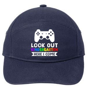 Look Out Kindergarten Here I Come Kindergartens Gift 7-Panel Snapback Hat