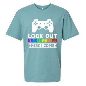 Look Out Kindergarten Here I Come Kindergartens Gift Sueded Cloud Jersey T-Shirt