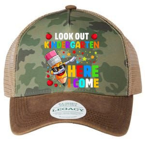 Look Out kindergarten Here I Come Back To School Legacy Tie Dye Trucker Hat