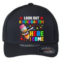 Look Out kindergarten Here I Come Back To School Flexfit Unipanel Trucker Cap