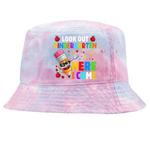 Look Out kindergarten Here I Come Back To School Tie-Dyed Bucket Hat