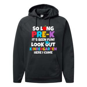 Look Out Kindergarten PreK Graduate Preschool Graduation Performance Fleece Hoodie