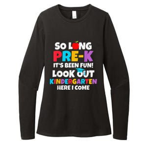 Look Out Kindergarten PreK Graduate Preschool Graduation Womens CVC Long Sleeve Shirt