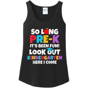 Look Out Kindergarten PreK Graduate Preschool Graduation Ladies Essential Tank