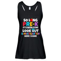 Look Out Kindergarten PreK Graduate Preschool Graduation Ladies Essential Flowy Tank