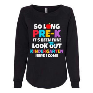 Look Out Kindergarten PreK Graduate Preschool Graduation Womens California Wash Sweatshirt