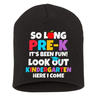 Look Out Kindergarten PreK Graduate Preschool Graduation Short Acrylic Beanie