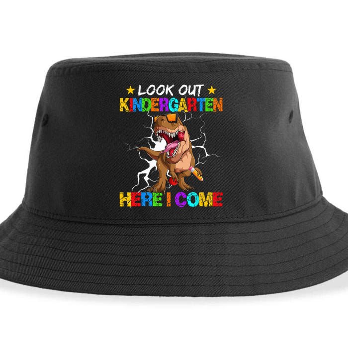 Look Out Kindergarten Here I Come Back To School Sustainable Bucket Hat