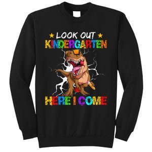 Look Out Kindergarten Here I Come Back To School Tall Sweatshirt