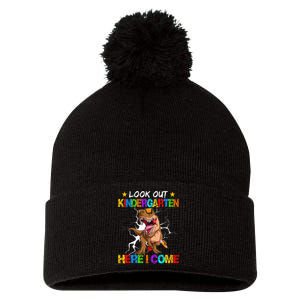 Look Out Kindergarten Here I Come Back To School Pom Pom 12in Knit Beanie