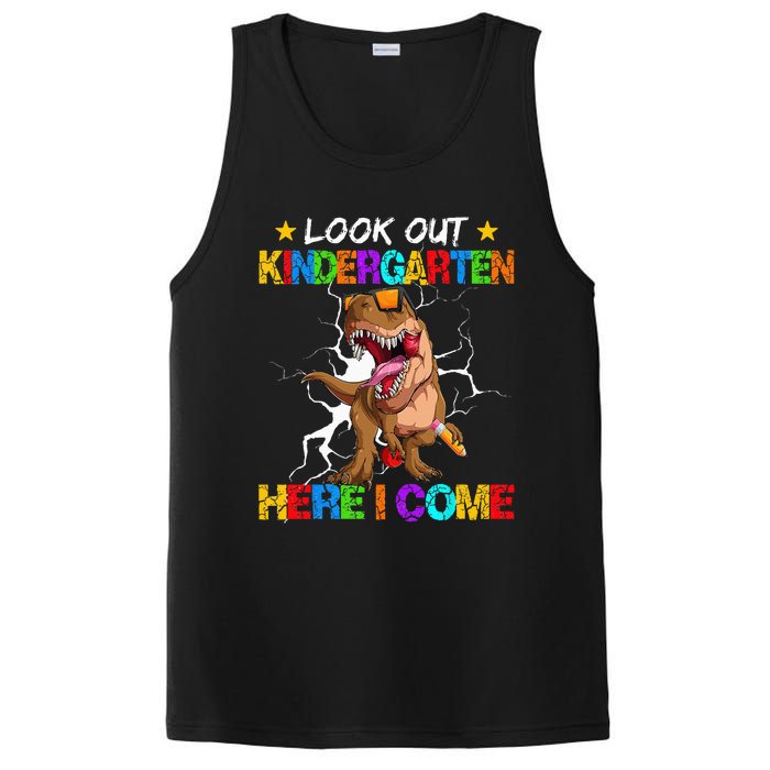 Look Out Kindergarten Here I Come Back To School PosiCharge Competitor Tank