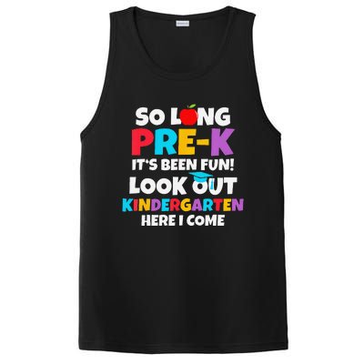 Look Out Kindergarten Prek Graduate Preschool Graduation PosiCharge Competitor Tank