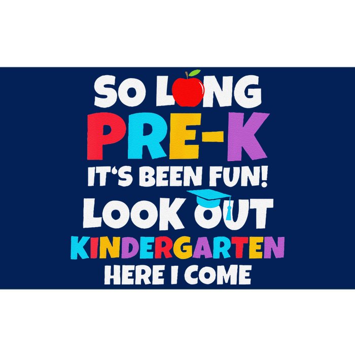 Look Out Kindergarten Prek Graduate Preschool Graduation Bumper Sticker