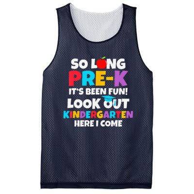 Look Out Kindergarten Prek Graduate Preschool Graduation Mesh Reversible Basketball Jersey Tank