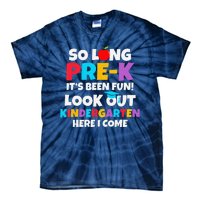 Look Out Kindergarten Prek Graduate Preschool Graduation Tie-Dye T-Shirt