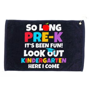 Look Out Kindergarten Prek Graduate Preschool Graduation Grommeted Golf Towel