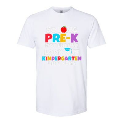 Look Out Kindergarten Prek Graduate Preschool Graduation Softstyle CVC T-Shirt