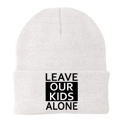 Leave Our Kids Alone Save The Children Protest Knit Cap Winter Beanie