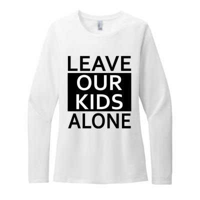 Leave Our Kids Alone Save The Children Protest Womens CVC Long Sleeve Shirt