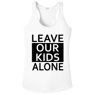 Leave Our Kids Alone Save The Children Protest Ladies PosiCharge Competitor Racerback Tank