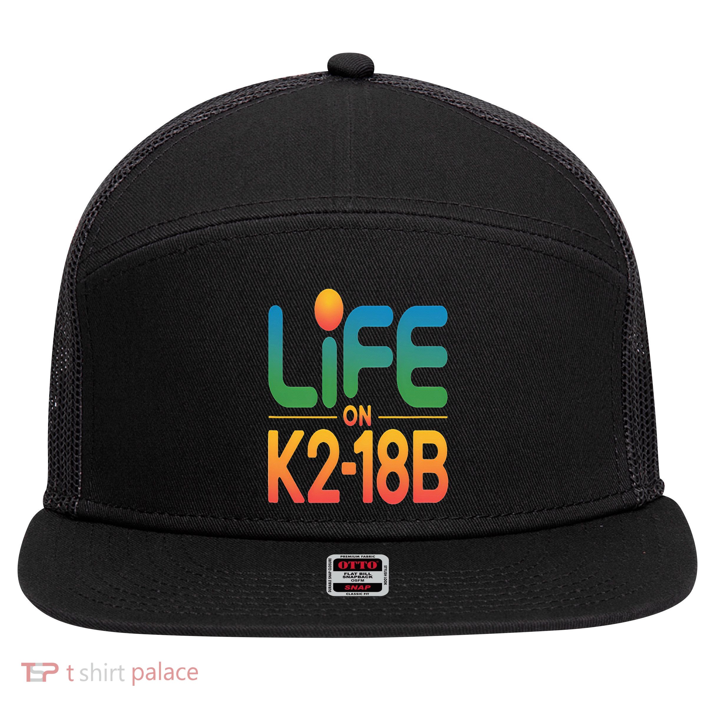Life On K2-18b, Scientific Evidence Life On Distant Planet 7 Panel Mesh Trucker Snapback Hat