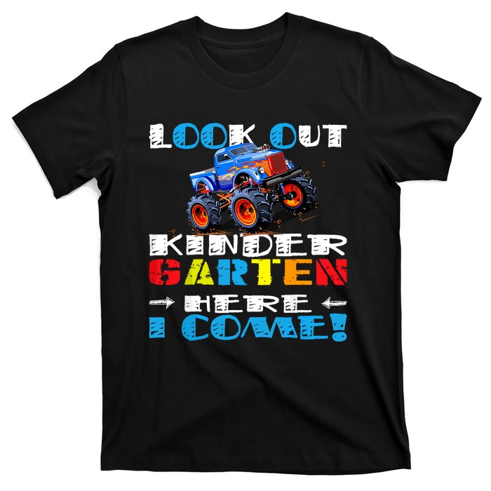 Look Out Kindergarten Here I Come Funny Monster Truck T-Shirt