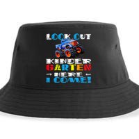 Look Out Kindergarten Here I Come Funny Monster Truck Sustainable Bucket Hat