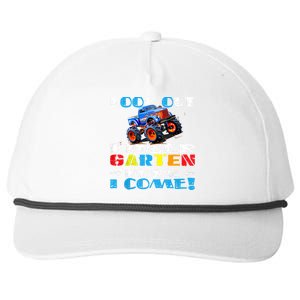 Look Out Kindergarten Here I Come Funny Monster Truck Snapback Five-Panel Rope Hat