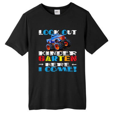 Look Out Kindergarten Here I Come Funny Monster Truck Tall Fusion ChromaSoft Performance T-Shirt