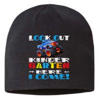 Look Out Kindergarten Here I Come Funny Monster Truck Sustainable Beanie